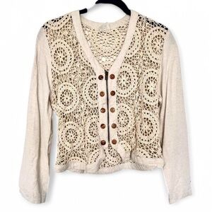 Vintage Boho Crochet Jacket